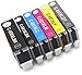 Price comparison product image Gootior Replacement for Canon PGI-550 CLI-551 Ink Cartridges Replacement for Canon Pixma iP7250 iP8750 MG5450 MG5550 MG5650 MG6350 MG6450 MG6650 MX925 MX725 MG7150 iX6850 MG7150 MG7550 Printer