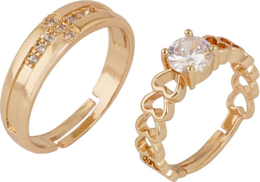 ASTRODIDI Couple Ring Appealing Rose-Gold Plated Zircon Couple Adjustable Rings Gold Plated Ring Set For Unisex-Adult (B09RWKDVMG) Amazon Price History, Amazon Price Tracker