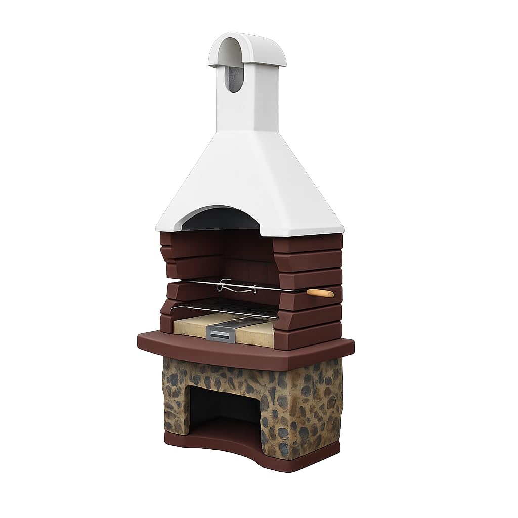 Mussalla Masonry BBQ - With Built in Rotisserie - Strone BBQ Grill