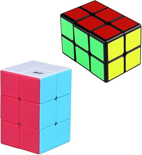 1 cubo de velocidad especial de 2 x 2 x 3 pulgadas, rompecabezas mágico para niños y adultos, color Ramdon