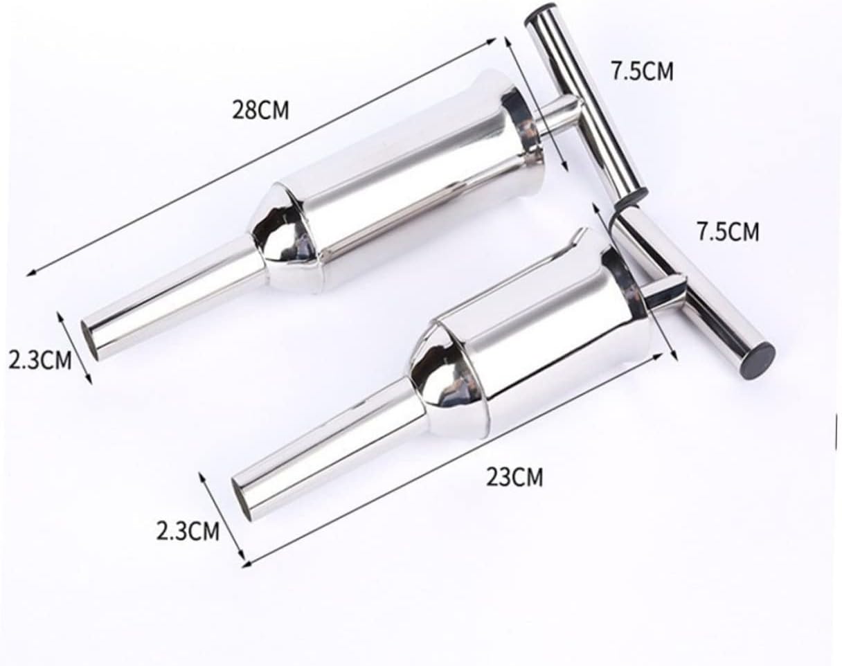 Stainless Steel Sausage Stuffer Kit Sausage Caulking Gun for Meat Filling Tube for Home Use