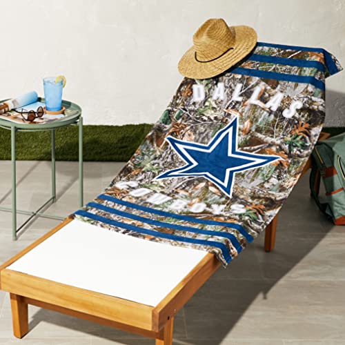 Image of Northwest NFL Dallas Cowboys Unisex-Adult Beach Towel, 30 inch x 60 inch, Realtree Camo Stripes (Pack of 6)