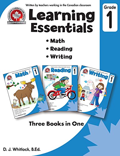 Learning Essentials Grade 1: Math, Reading, Writing, Three Books in One: Written by teachers in the