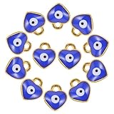 [WOONEKY] 合金ハート型ペンダント 100個 Diy装飾ペンダント ジュエリーアクセサリー ブレスレットやネックレス作成用