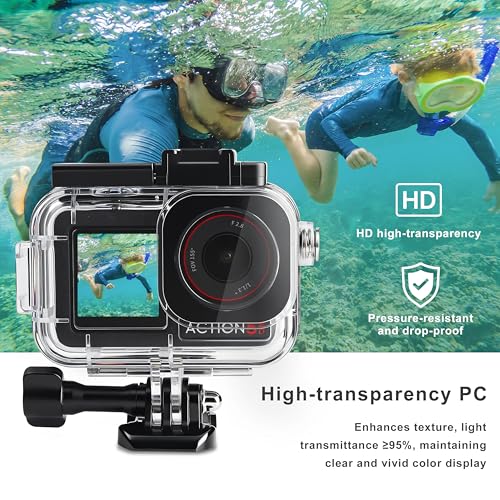 Evita pérdidas de dji osmo action 5 pro carcasa impermeable 50m con filtros fitstill 7