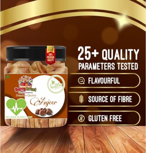 Image of RAJVEER ENTERPRISES Premium Afghan Anjeer | Whole Dried Figs | 100% Natural Healthy Dry Fruit Jar Pack (Anjeer, 1000 G)