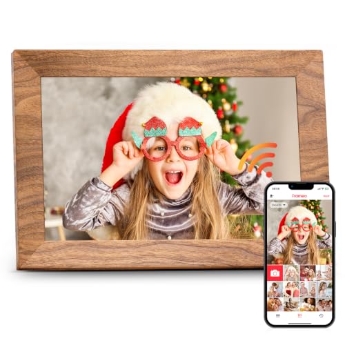 Frameo 10.1' Digital Picture Frame with 32GB Memory WiFi...