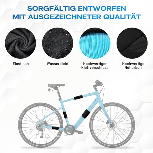WATSABRO Fahrrad Rahmenschutz Transport 4er Set, Fahrrad Rahmenschutz – Ansicht 3