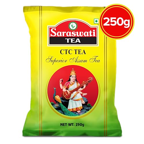 Image of Saraswati Tea P-C (250 Grams (Pack of 1), Unflavoured (Assam Dust))