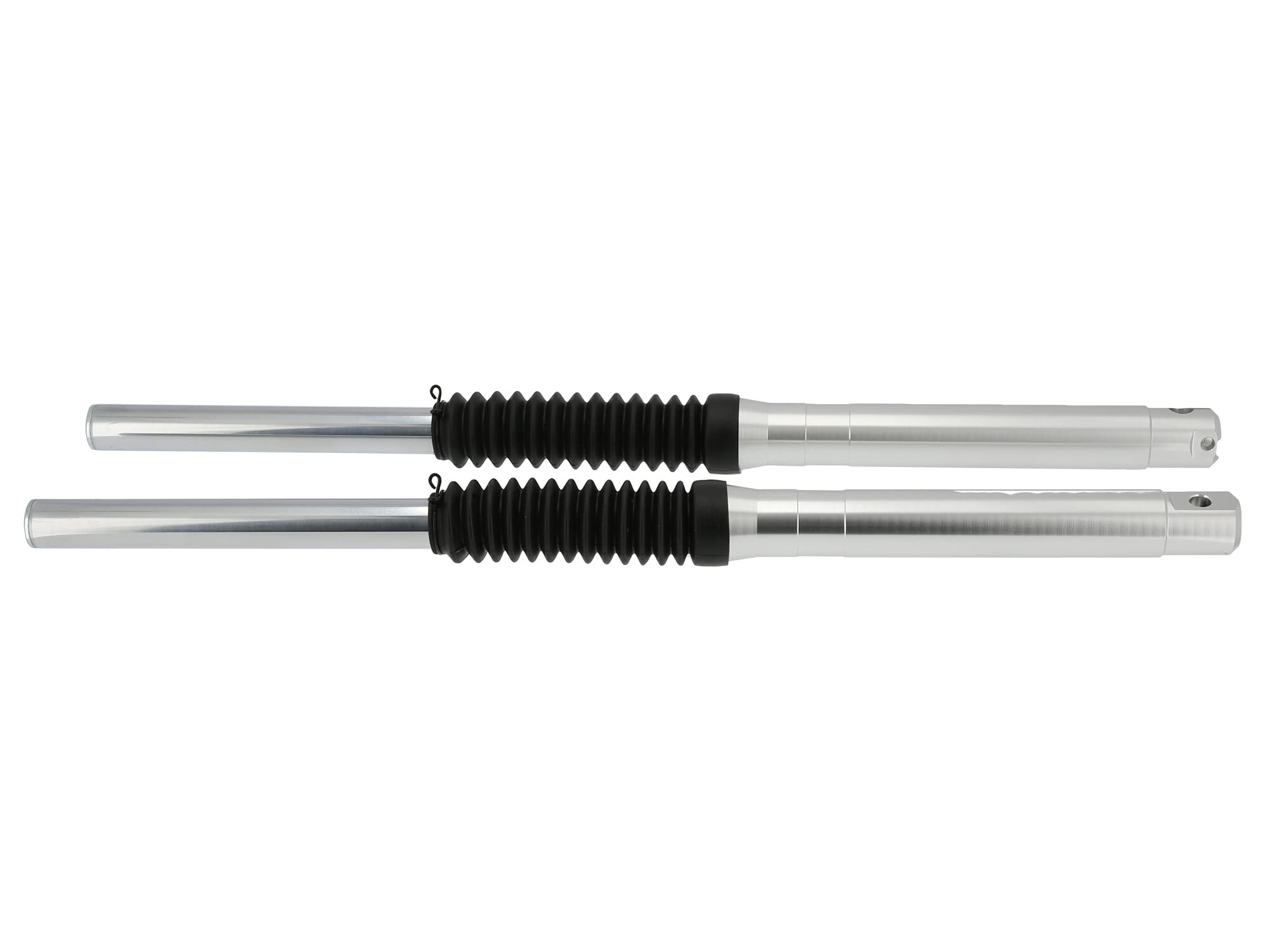 ZT-Tuning Set: ZT-Tuning Telegabel Silber, für Trommelbremse, hydraulische Dämpfung - für Simson S50, S51, S70, S53, S83