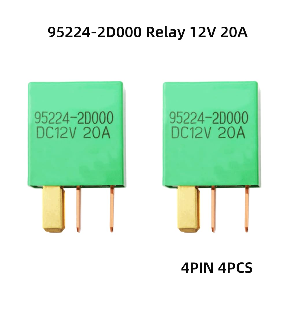 Amazon.com: 4 pcs 95224-2d000 Relay 4-Pin Ultra Small Medium Power