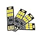 6 Stück USB Led, USB LED Stick Super Hell，Ultra-thin 6LED USB Keychain Touch stepless ，6 LED Touch Dimmer Tragbar für Laptop Tastatur (Warm weiß)