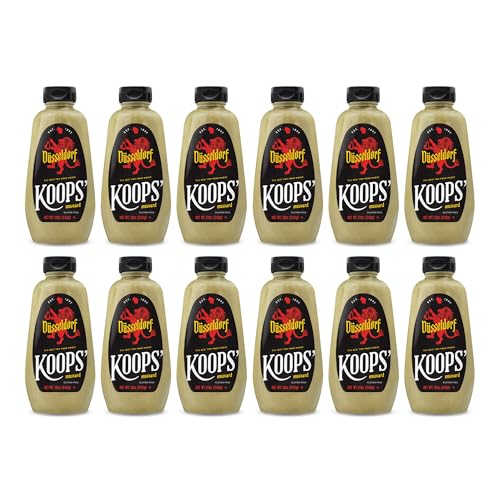 Image of Koops' Dusseldorf Mustard, 12 oz. Bottle, 12-Pack