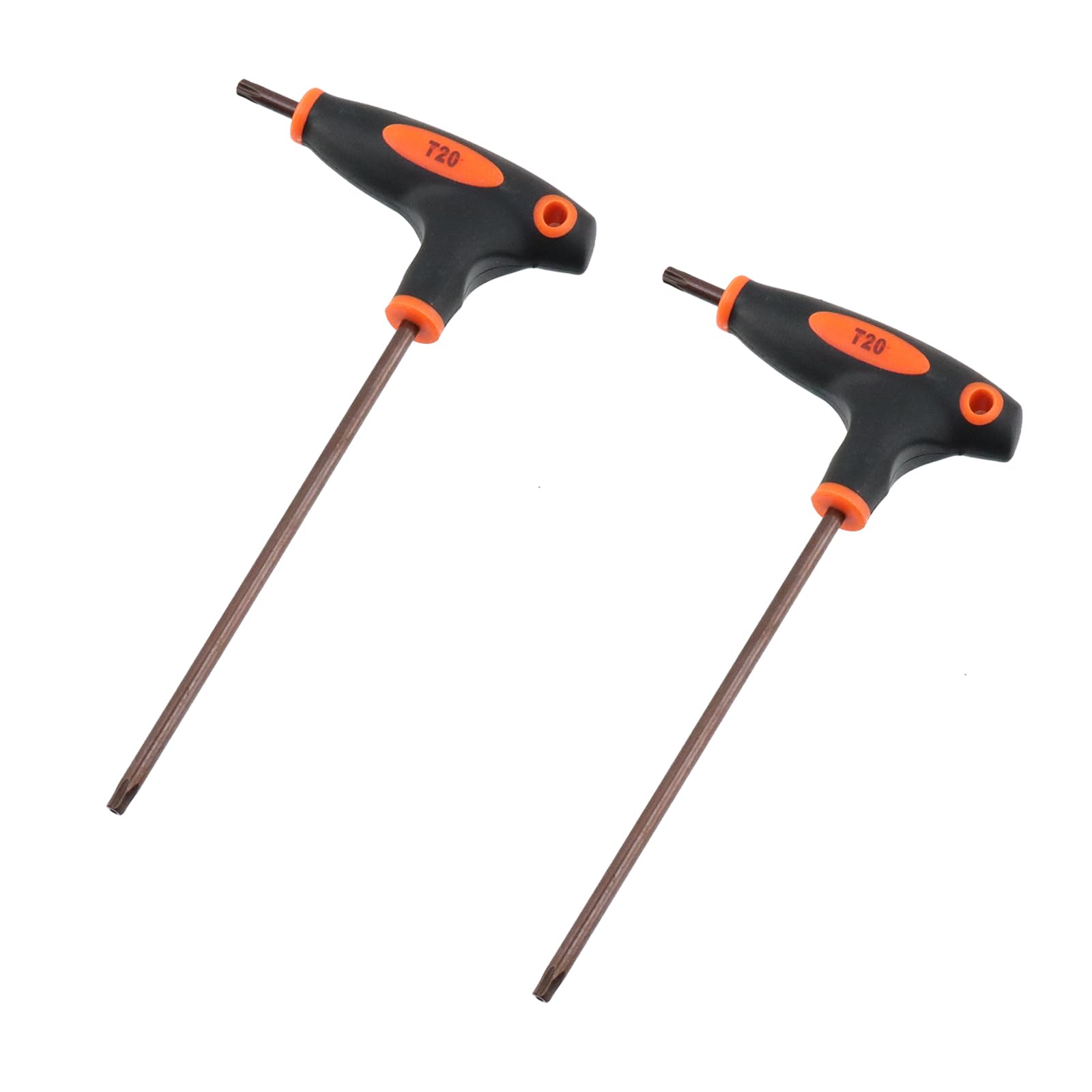 Antrader T20 Torx Screwdriver,S2 Steel Anti Tamper Proof Torx Key-2Pcs