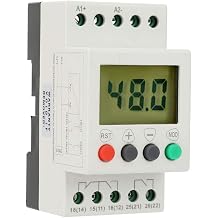 SVR1000 Overvoltage Undervoltage Protector with LCD Display for Single Phase Rail Monitoring 24 to 48V AC DC AD48