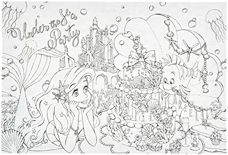 Amazon ポストカード 塗り絵 ディズニープリンセス Princess Party ポストカード 絵柄付はがき 文房具 オフィス用品