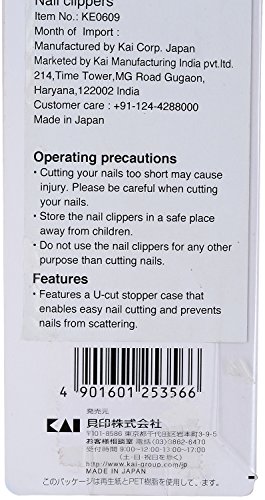 Kai Japan Nail Clipper, Pink - Image 5