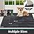 Arotive Front Door Mat, Heavy Duty Outdoor Indoor Mat, Non-Slip Doormat for Home Entrance, Low Profile, Easy Clean, Dirt Trapper Entryway Floor Mats for Outside, Garages and Patios, 29.5x17, Grey