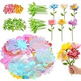 Refill Kit for Flower Making Kit: Specially designed for those that already own our flower maker, this refill includes all essential flower bouquet accessories to create 28 stunning fabric flower bouquets toys. Perfect DIY craft extension for girls a...