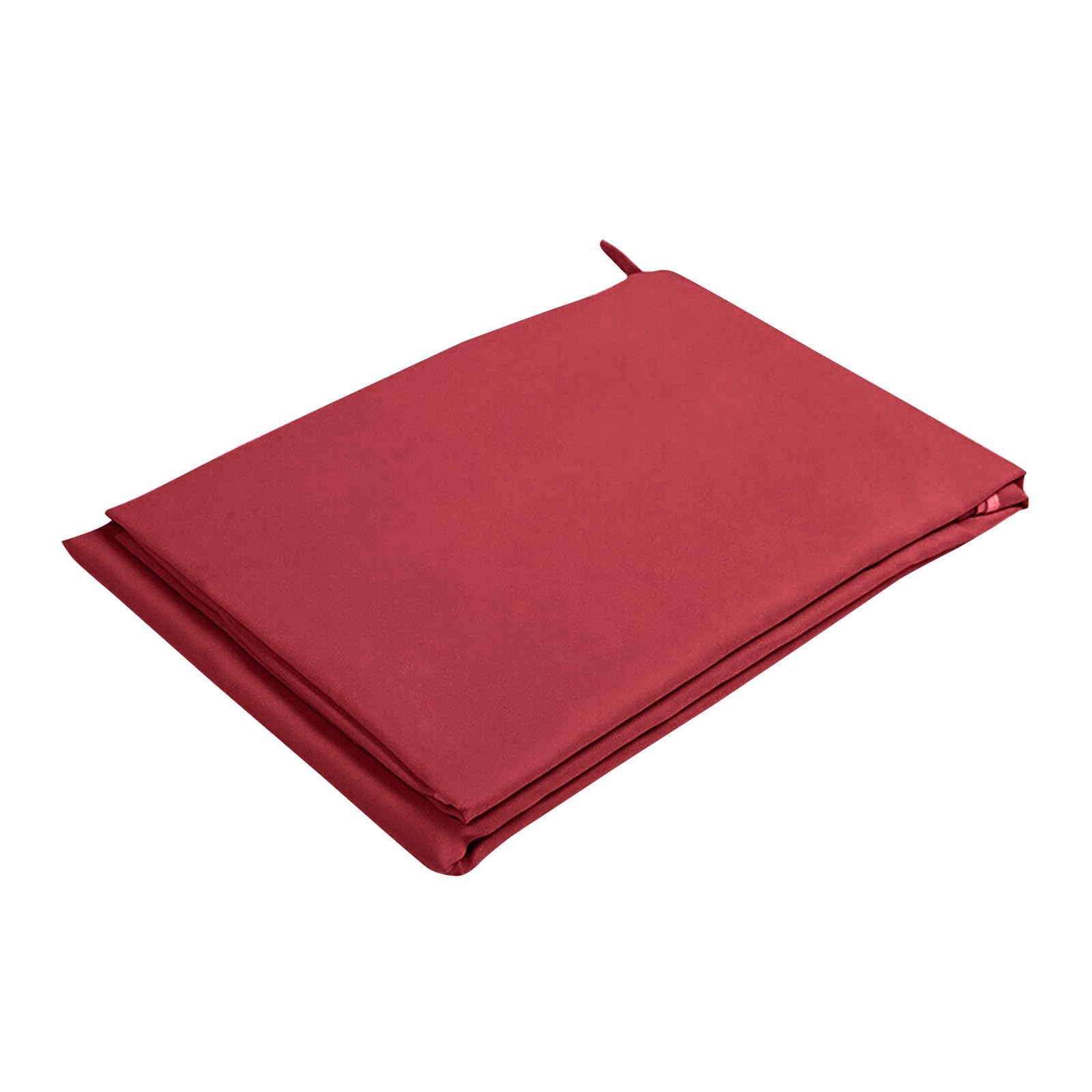 Copertura di ricambio per dondolo da esterno, in poliestere impermeabile e resistente, per dondolo a 2/3 posti, copertura per mobili da giardino (rosso, 248,9 x 184,9 x 18,8 cm)