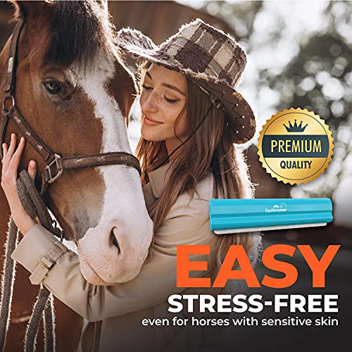 Equigroomer Brush For Horses | Undercoat Deshedding Tool For Large Pets With Short And Long Hair| Comb Removes Loose Dirt, Hair And Fur| Professional Horse Brush For Grooming Shedding #TOP7