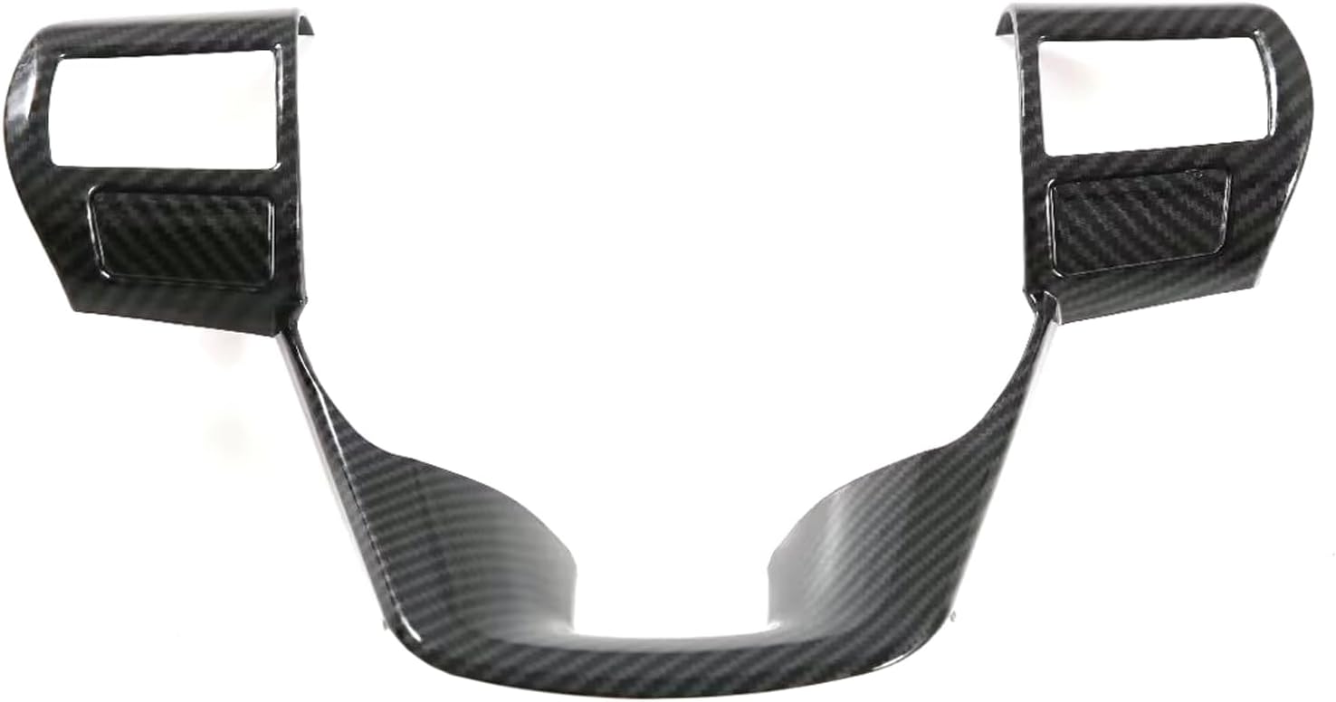 for Toyota Hilux 2016-2025 Carbon Fiber Black Steering Button Trim 3pcs Car Accessories