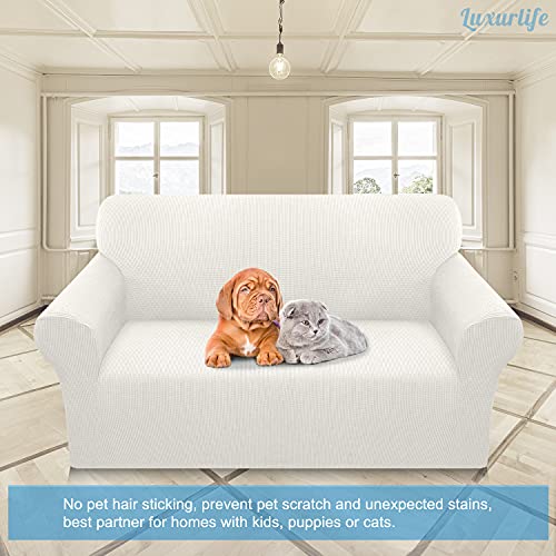 Luxurlife Housse Canapé 2 Places Extensible Antiglisse Animaux