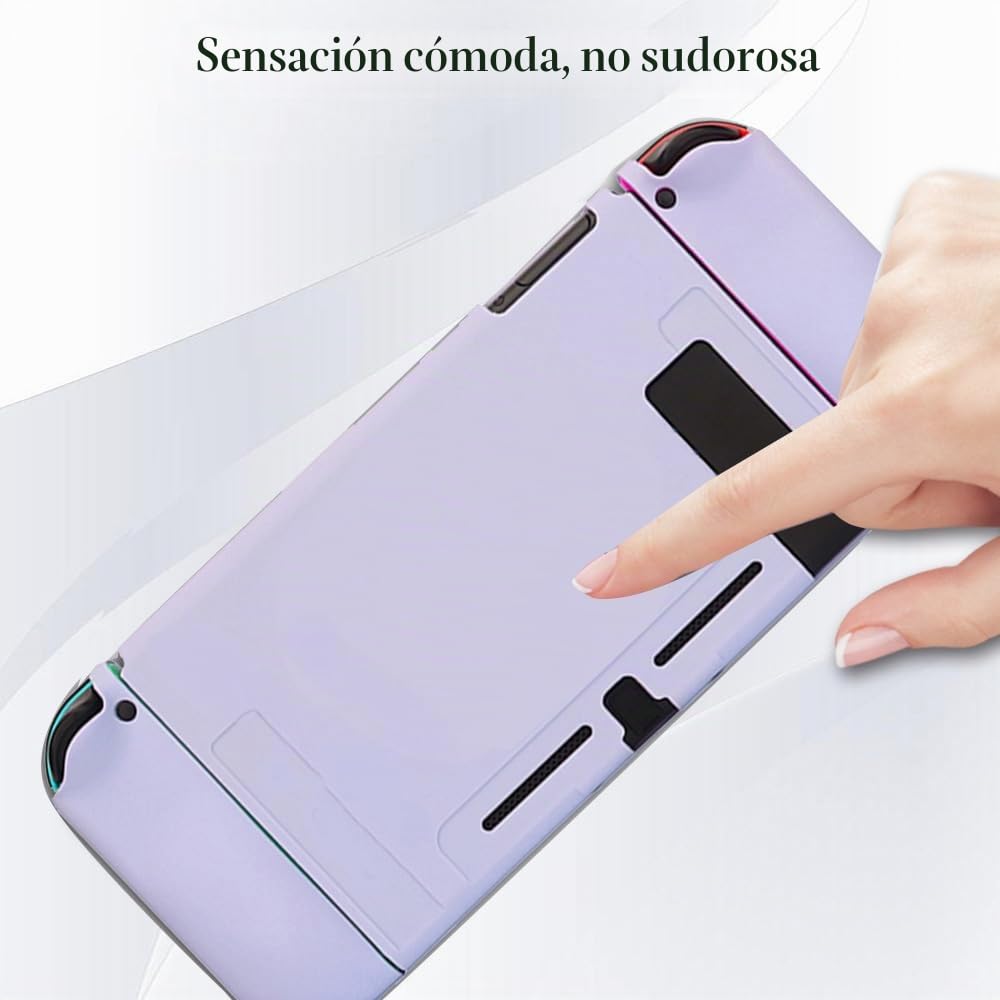 PERFECTSIGHT Bonita funda protectora para Nintendo Switch, Kawaii suave TPU delgada, carcasa rígida de dibujos animados para consola NS y controladores Joy Con, absorción de golpes, antiarañazos