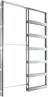 Eclisse EKC3480 Galvanized Steel Pocket Door Frame Kit for 34x80 Doors - 2x4 Walls, 220lb Capacity, Made in Italy