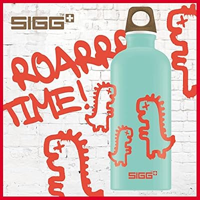 SIGG - Metal Kids Water Bottle - Traveller - Made in Switzerland - Carbonated Drinks - Leak Proof - for School - 20 Oz