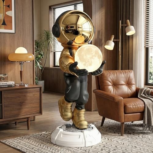 Estatua grande de astronauta para decoración del hogar miniatura 6
