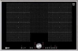 NEFF T68BT6QN2, N 70, Induktionskochfeld , 80 cm , Autarkes Kochfeld , TwistPad , FlexInduktion , PowerMove , PowerTransfer , Home Connect , Glaskeramik , Edelstahlrahmen