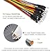 Chanzon 40pcs 10cm Male to Male Header Jumper Wire Dupont Cable Line Connector 40 pin Solderless Multicolored for Arduino Raspberry pi Electronic Breadboard Protoboard PCB Board