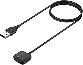 CAVN Charger Compatible with Fitbit Versa 3/4 and Sense/Sense 2 - Replacement USB Charging Cable Dock for Smartwatch