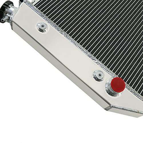 Radrace 4 Row Radiator For 1975 1976 1977 1978 1979 Ford Thunderbird Ranchero Torino Ltd Ii Mercury Cougar Montego Lincoln Mark Iv V 5.0L 5.8L 6.6L 7.5L Radiador Full Aluminum Crossflow Radiators #TOP6