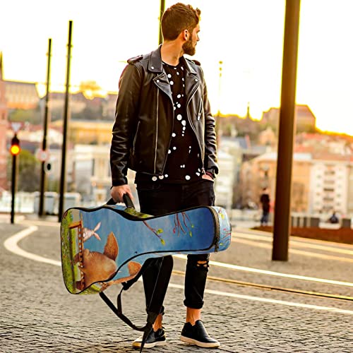 Housse de transport étanche pour guitare acoustique avec double bandoulière et poche arrière mignon de cochon et lapin… - Les Beatles, Paul McCartney, John Lennon, RIngo Starr, George Harrison Housse de transport étanche pour guitare acoustique avec double bandoulière et poche arrière mignon de cochon et lapin… – Image 7