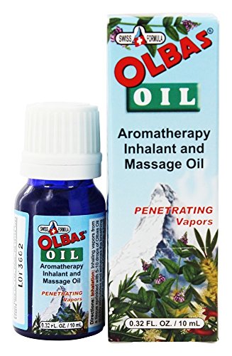 Olbas Therapeutic, Aromatherapy Inhalant and Massage Oil, 0.32 fl ounces. Pack of 1