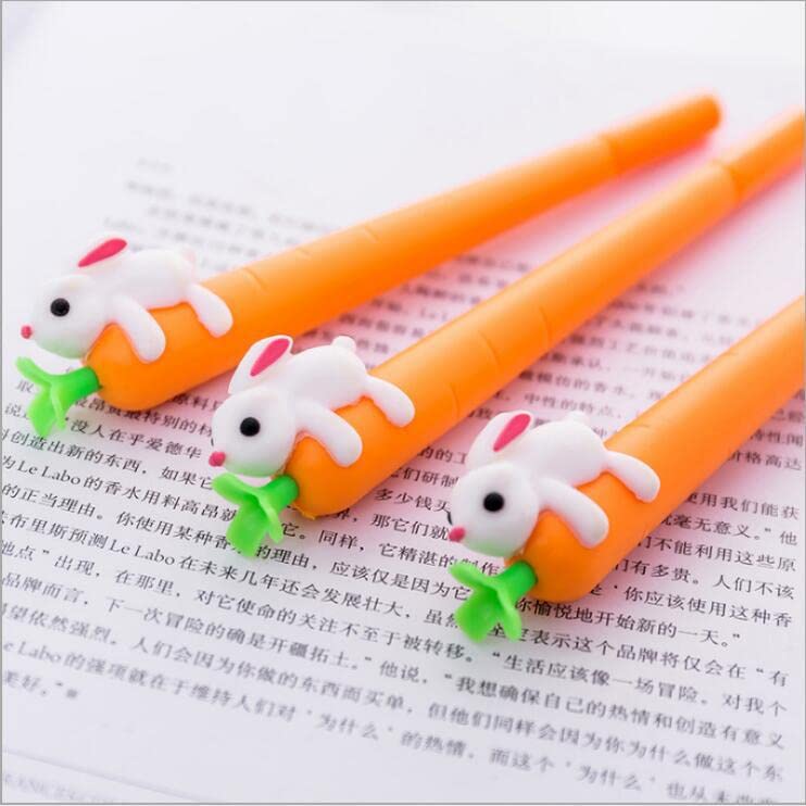 TTOA - 5 Pcs Cute Bunny Pen, Black - Image 2