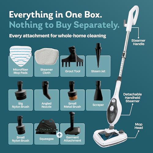 Image of Steam & Go 10-in-1 Multi-Surface Steam Mop - Deep Clean with Heat