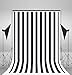 Laeacco Customizable 5x7ft Vinyl Photography Background Backdrop Dark Blue Blurry Black and White Stripes Theme Backdrop Photo Studio Props 1.5(w) x2.2(h) m