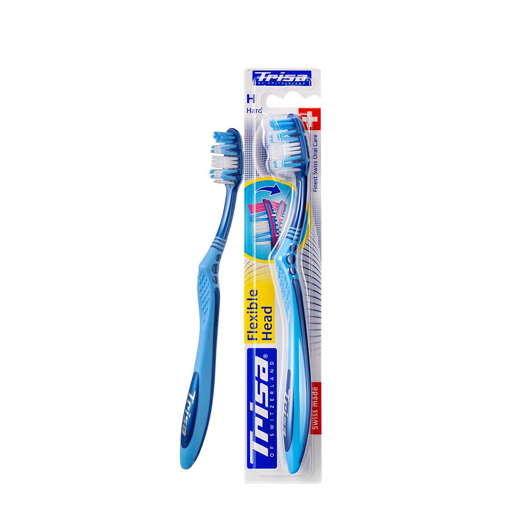 Trisa Flexible Head Hard Toothbrush (Assorted Color)-image-12