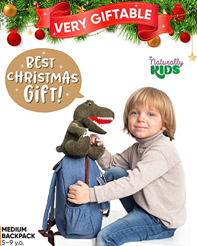 image for Naturally KIDS Green Dinosaur Toys for Kids 5-7, Gifts for 5 Year Old 