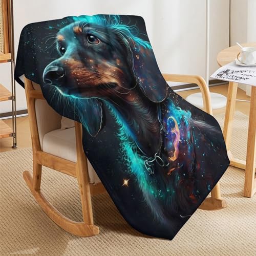Manta de perro salchicha de franela suave suave el regalo perfecto para cama 5