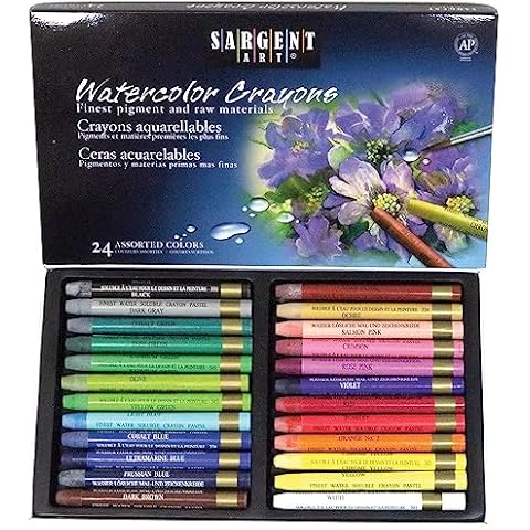 Sargent Art 22-1124 24 Premium Watercolor Crayons Cover