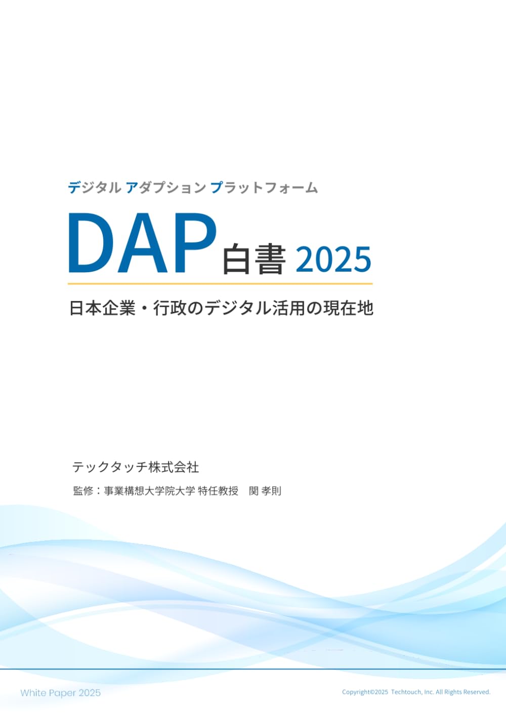 DAP白書2025　: 日本企業・行政のデジタル活用の現在地