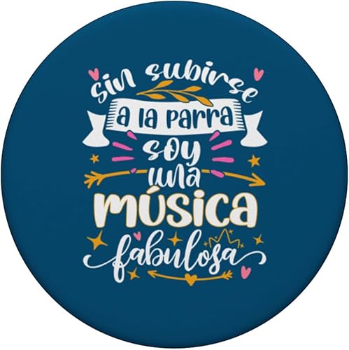Miniatura 3 de Una Música Fabulosa Profesora Mujer Regalos Originales PopSockets Standard PopGrip