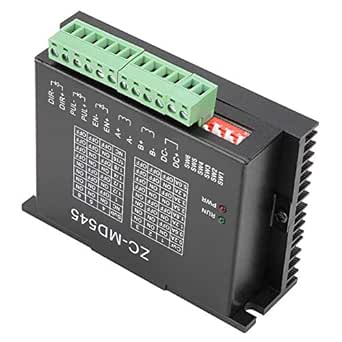 Two-Phase Stepper Motor Driver DC 12V-48V 5A, Stepper Motor Driver Drive Controller with TB6600 Driver Chip for 42/57 Hybrid Stepping Motor, Low Noise, High Precision