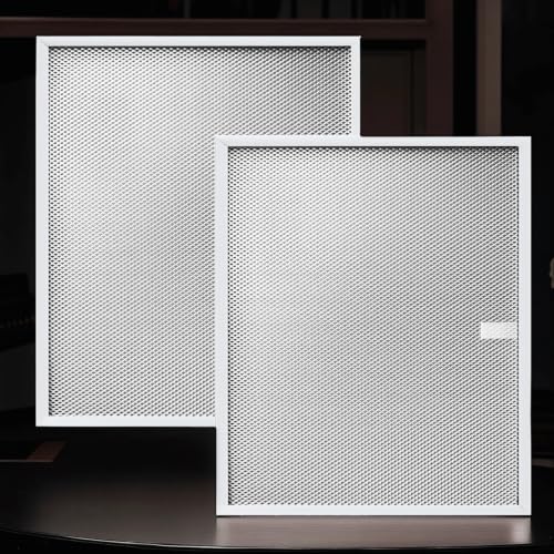 Upgraded BPS1FA30 Range Hood Filter 11-3/4" x 14-1/4", Exact Fit for Broan QS1, WS1, QS2 & Nutone 30" Hoods, 5-Layer Aluminum Grease Filter, Dishwasher Safe, Replaces 99010299, 99010305 (2 Pack)
