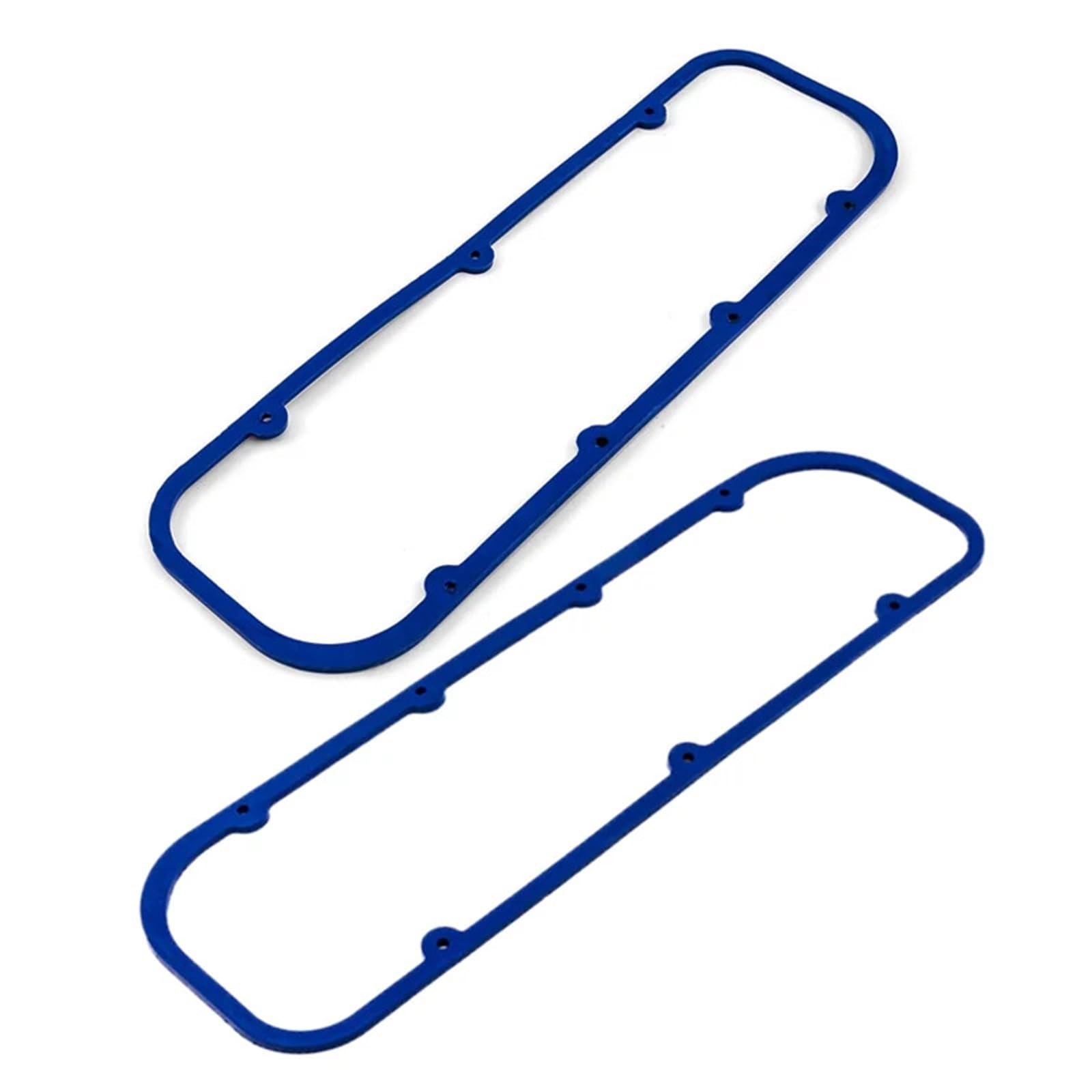 Termostat 2 szt. uszczelka pokrywy zaworów silnika pasująca do Chevroleta Chevy BBC 396 427 454 472 502 niebieska guma