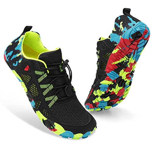 Image of XIHALOOK Athletic Hiking Water Shoes Womens Mens Quick Dry Barefoot for Beach Walking Kayaking Surfing Training